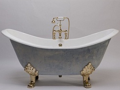 Magliezza Чугунная ванна Julietta 183x78 (ножки золото) – фотография-4